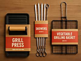 GRILIO IR ŠAŠLYKINIŲ PRIEDAI